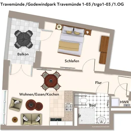 Godewindpark Travemuende Godewindpark Travemuende 1-03 Apartment Lubeck